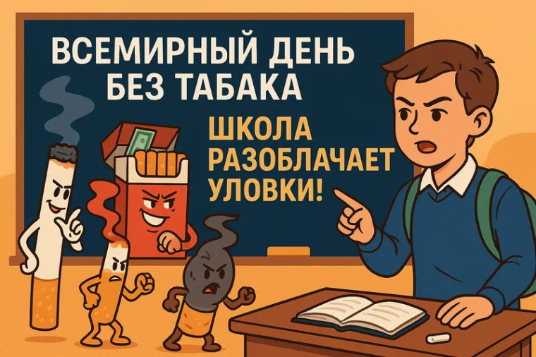 Всемирный день без табака: Школа разоблачает уловки!.